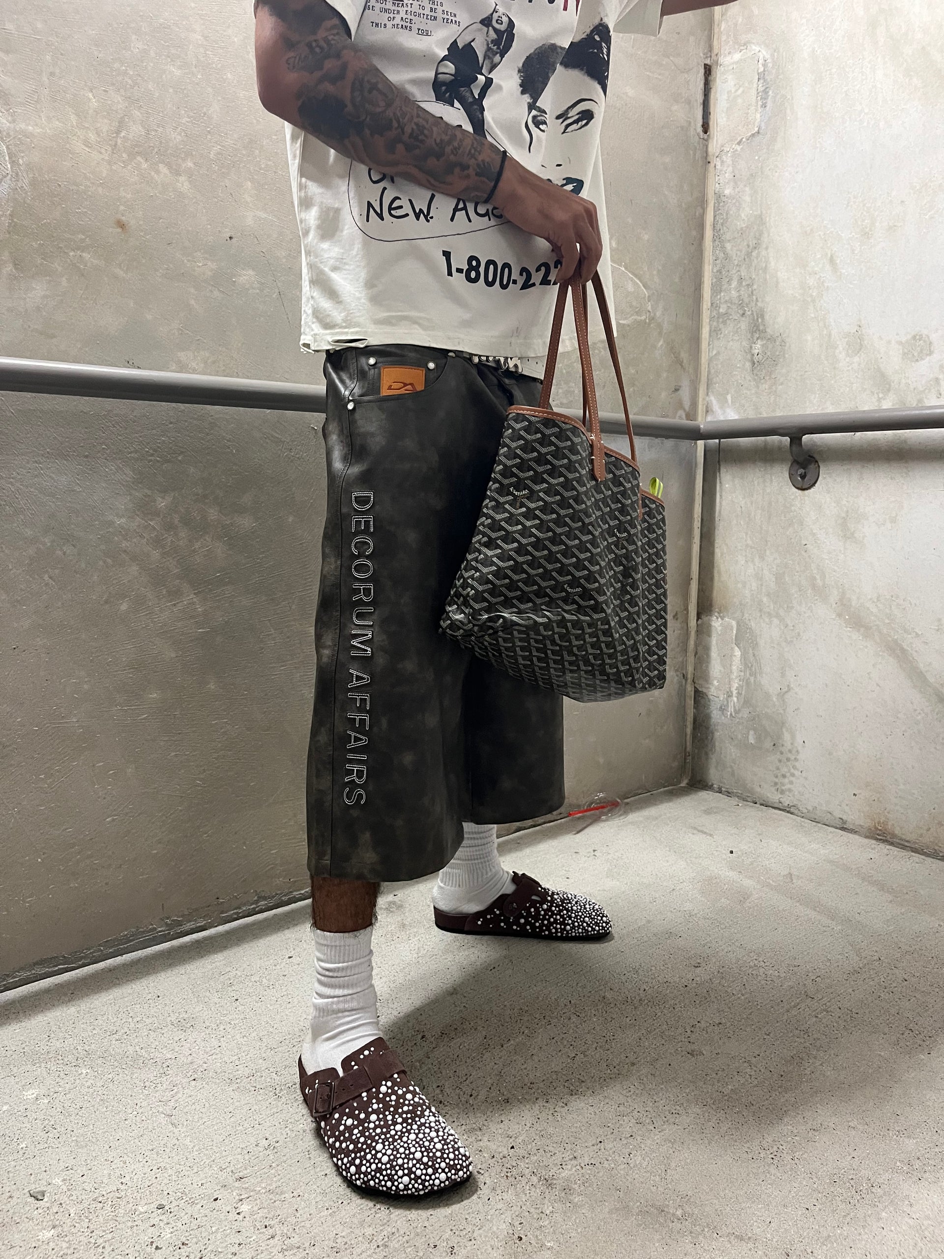 Affairs Leather Shorts