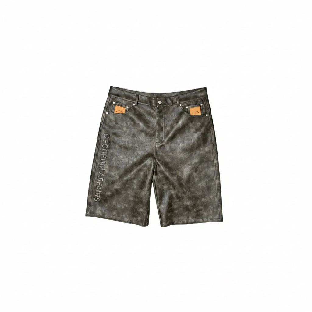 Affairs Leather Shorts